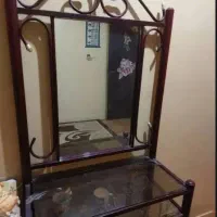 تخت و میز پا تختی فرفوژه همراه تشک