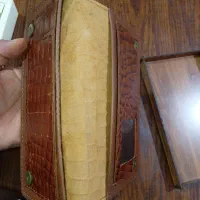 دوعدد کیف پول چرم اصل کروکودیل و‌چرم صنعتی|کیف، کفش، کمربند|مشهد, طبرسی شمالی|دیوار