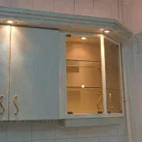 کابینت فلزی سینک هود تمیز