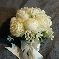 دسته گل عروس  زیبا و با کلاس