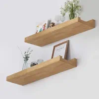 شلف چوب طبیعی|کتابخانه، شلف، قفسههای دیواری|آبیک, |دیوار