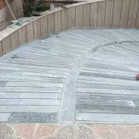 کاشی و سنگ و رمپ پارکینگ به صورت حرفه ای