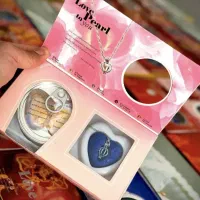 مروارید عشق رنگ ثابت مناسب کادو گردنبند ولنتاین