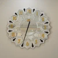 ساعت دیواری ایینه کاری