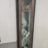 بوفه با وسایل دکوری|بوفه، ویترین، کنسول|قم, نیروگاه|دیوار