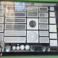 دریچه کولر آبی و داکت اسپیلت