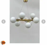 لوستر برنجی مولکولی ولوستر اشپزخانه