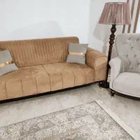مبل ۸ نفره تخت شو|مبلمان خانگی و میز عسلی|مشکین‌دشت, |دیوار