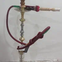 قلیان برگ با شیلنگ مخصوص چرم با سر استخوان|کلکسیون و سرگرمی|کرج, گلشهر|دیوار
