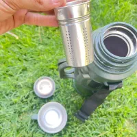فلاسک دوجداره 5 لیتر استیل