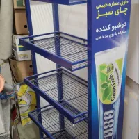 استند قفسه فلزی چرخدار