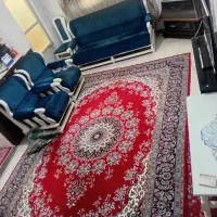 مبلمان ۷ نفره رنگ سرمه ای سلطنتی