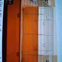 قفس خرگوش. همستر . کاملا نو باظرف غذا وآب و یونجه