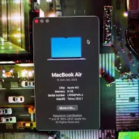 مکبوک ایر m2 256 8gb مدل 2023 ( 15 اینچ )|رایانه همراه|بابل, |دیوار