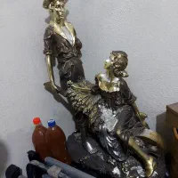 مجسمه رزین خانم و اقا|مجسمه، تندیس، ماکت|تهران, افسریه شمالی|دیوار