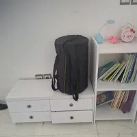 قفسه کتاب و و دراور کشویی