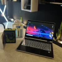 لپ تاپ آمریکایی HP لمسی ۳۶۰درجه چکی یا طلا یکساله