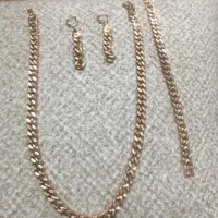 فروش ست گردنبند و گوشواره و دستبند کلد رنگ ثابت