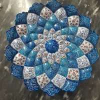 یک عدد بشقاب مسی