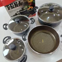 ست ۷ پارچه قابلمه زنبوری تفلون teka|ظروف پخت‌وپز|تهران, سلسبیل جنوبی|دیوار