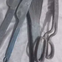 ابزار فرش بافی شانه قدیمی چاقو