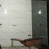 کاشی کاری چسبی اسلب|خدمات پیشه و مهارت|شوشتر, |دیوار