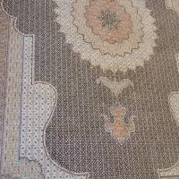 فرش ماشینی طرح تاج ماهی