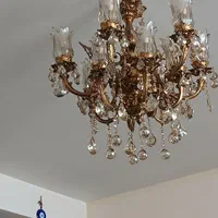 لوستر برونز ۱۲شاخه|لوستر و چراغ آویز|تهران, صاحب الزمان|دیوار
