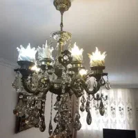 یک جفت(دو عدد) لوستر چهار شاخه برنز