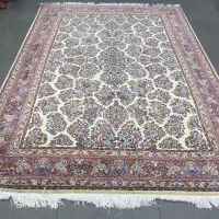 فرش دستباف (بساک)۶ متری تک اراک نقشه دسته گلی|فرش|مشکین‌دشت, |دیوار