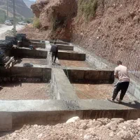 ارماتور و قالب بندی.اسکلت بتن. پی .دیوار برشی.