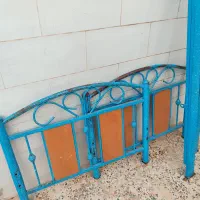 تخت فلزی یک نفره|تخت و سرویس خواب|اهواز, کارون|دیوار