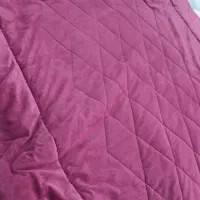روتختی مخمل یک نفره رنگ زرشکی