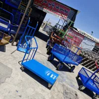 (مستقیم از تولیدی) گاری چهار چرخ دستی حمل بار دو