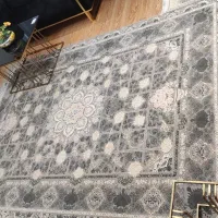 فرش ۹ متری نونو دوماه انداختم گل برجسته جدید