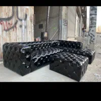 مبل چستر تمام لمسه مکعب