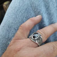 انگشتر نقره ترکیه ای (دانشجویی)