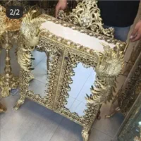 جاکفشی جانمازی برنجی آلیاژی برنزی کنارسالنی|جاکفشی، کمد، دراور|مشهد, طلاب|دیوار