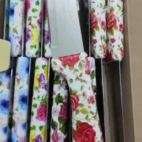 چاقو دسته گل دارر