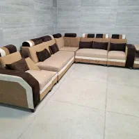 مبل ال با پارچه تشک نو فستو|مبلمان خانگی و میز عسلی|اصفهان, جلالیه|دیوار