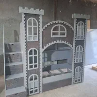 تخت دو طبقه مدل قلعه فانتزی بیبی کینگ