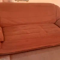 یک دست مبل  مخمل ۶ نفره  فنر دار اصلی