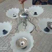 سه عدد لوستر سالنی زیبا و پر نور زیر قیمت