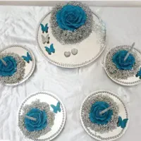 سینی حنا بهمراه 4سینی ساقدوش