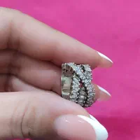 انگشتر و گوشواره نقره