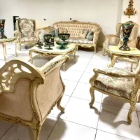 مبل کلاسیک۱۰نفره غذاخوری کنسول استیل جهیزیه مهاجرت|مبلمان خانگی و میز عسلی|تهران, کامرانیه|دیوار