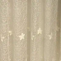 پرده گل دار پلیسه دار