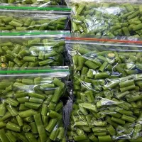 لوبیا سبز خرد شده