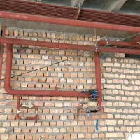 لوله کشی گاز، اتشنشانی