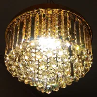 لوستر کریستالی مدل آفرا کد.697|لوستر و چراغ آویز|قم, نیروگاه|دیوار